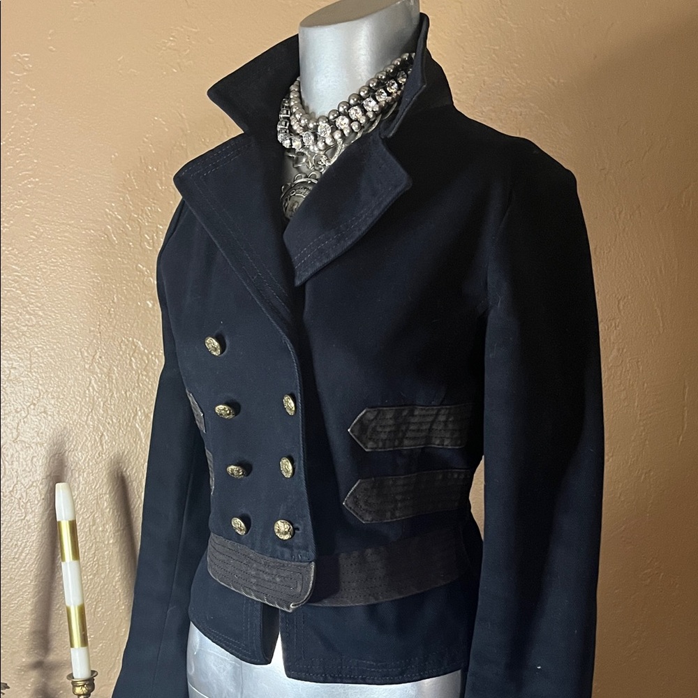 Vintage Polo Ralph Lauren Woman's 1967 Button Up Military Band Style Jacket SZ M